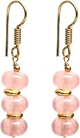 Vista 111 de Gempires Lightweight Beaded Earrings Handmade Gemstone Jewelry Hypoallergenic Gold Plated Dangling Earrings For Women