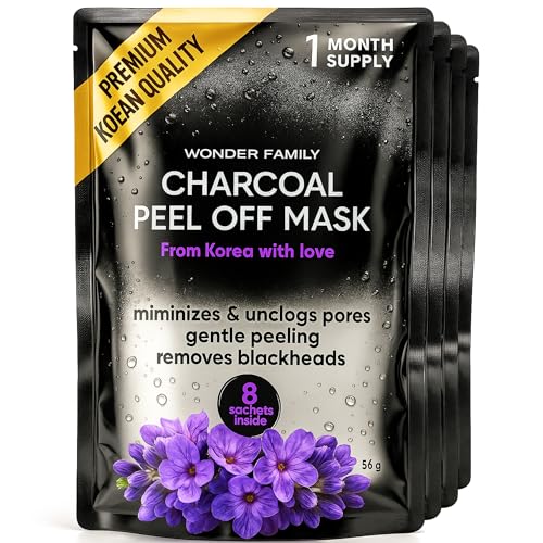 Korean Activated Charcoal Face Mask 8 Pack
