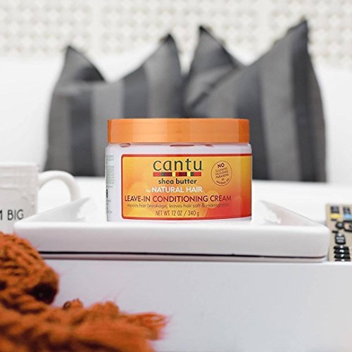 Cantu Natural Hair Leave-In Conditioner Cream Jar 12 Ounce (354Ml) (3 Pack) #TOP4