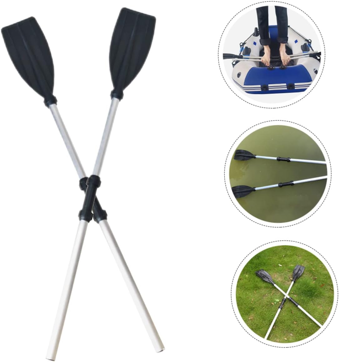 2pcs Aluminum Alloy Kayak Paddles for River Paddle Boating Accessories Kayak Fishing