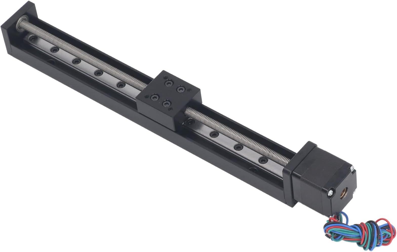 Dpofirs Accurate Slide Actuator High Performance 28 Stepper T Type Screw T6x4 CNC Sliding Table Linear Rail Guide for Testing Equipment