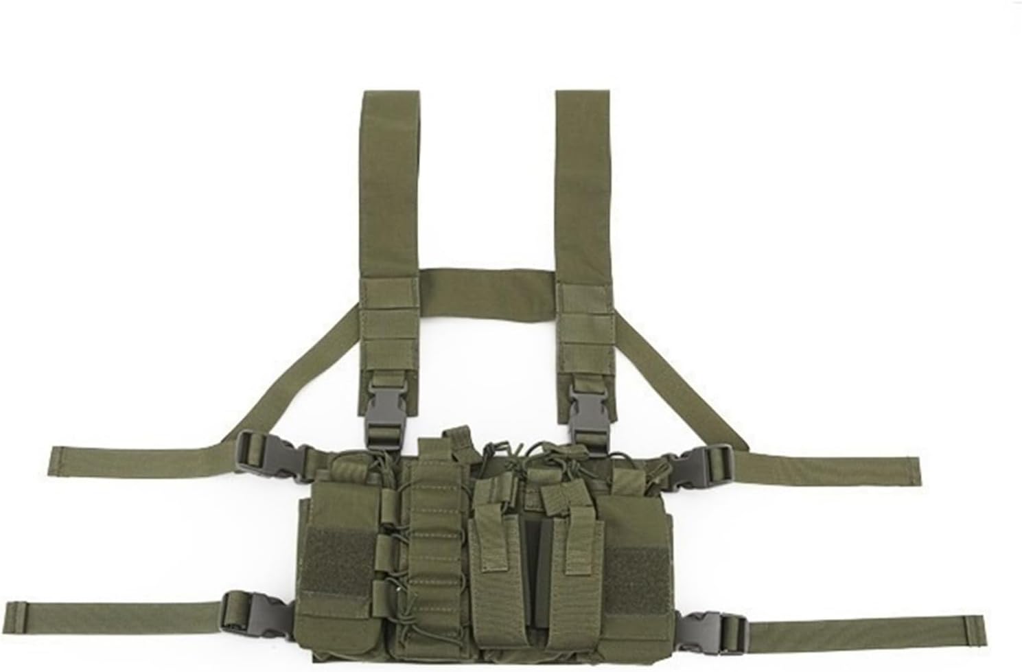 Jungle Leopard Lightweight Airsoft Tactical Vest Molle Chest Rig