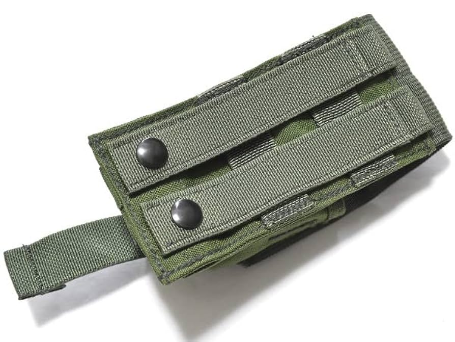 Amazon | 米軍実物 EAGLE DFLCS スモークグレネードポーチ OD