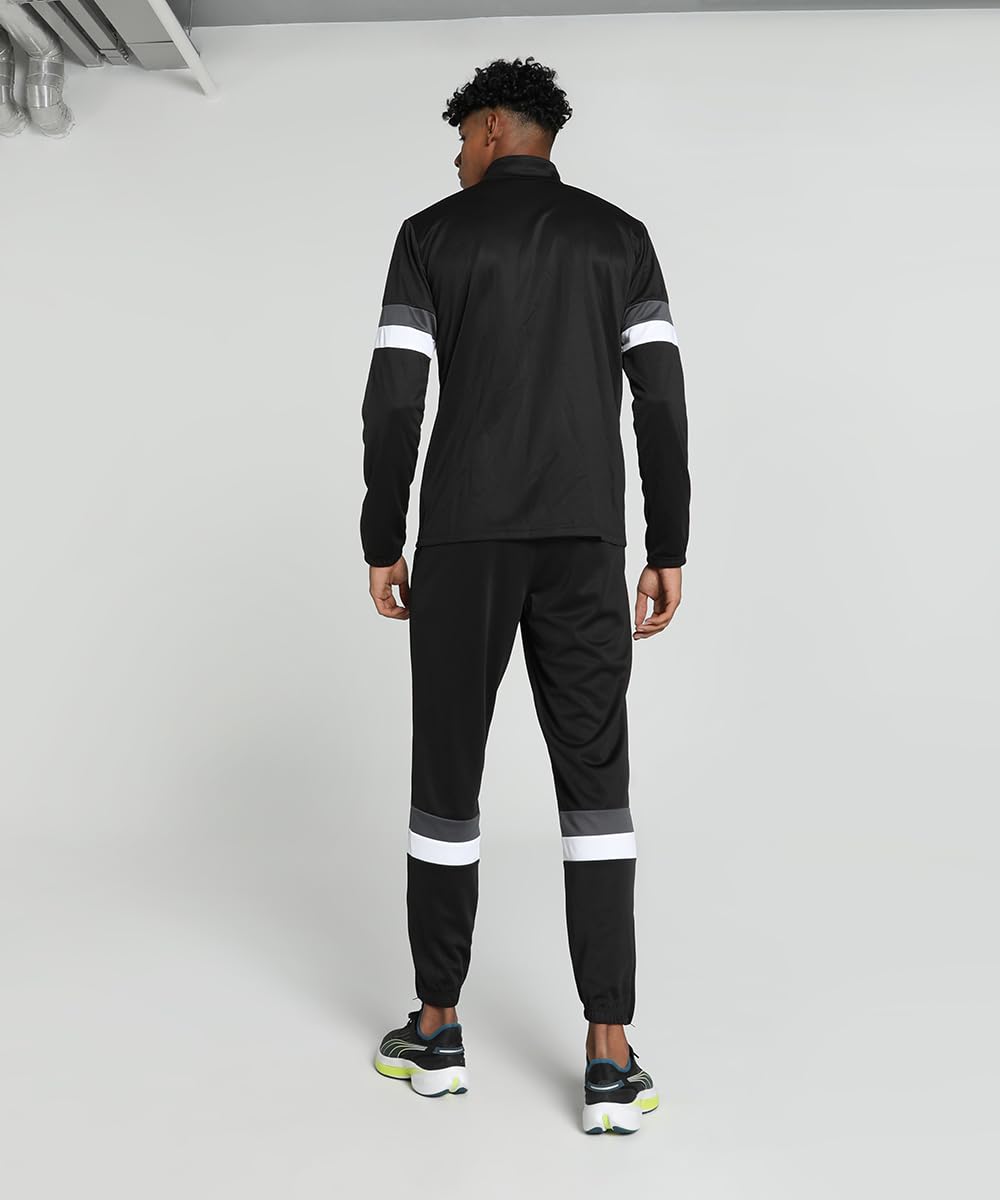 Puma Mens teamRISE Tracksuit, Black-Black, XL (65865303) 3