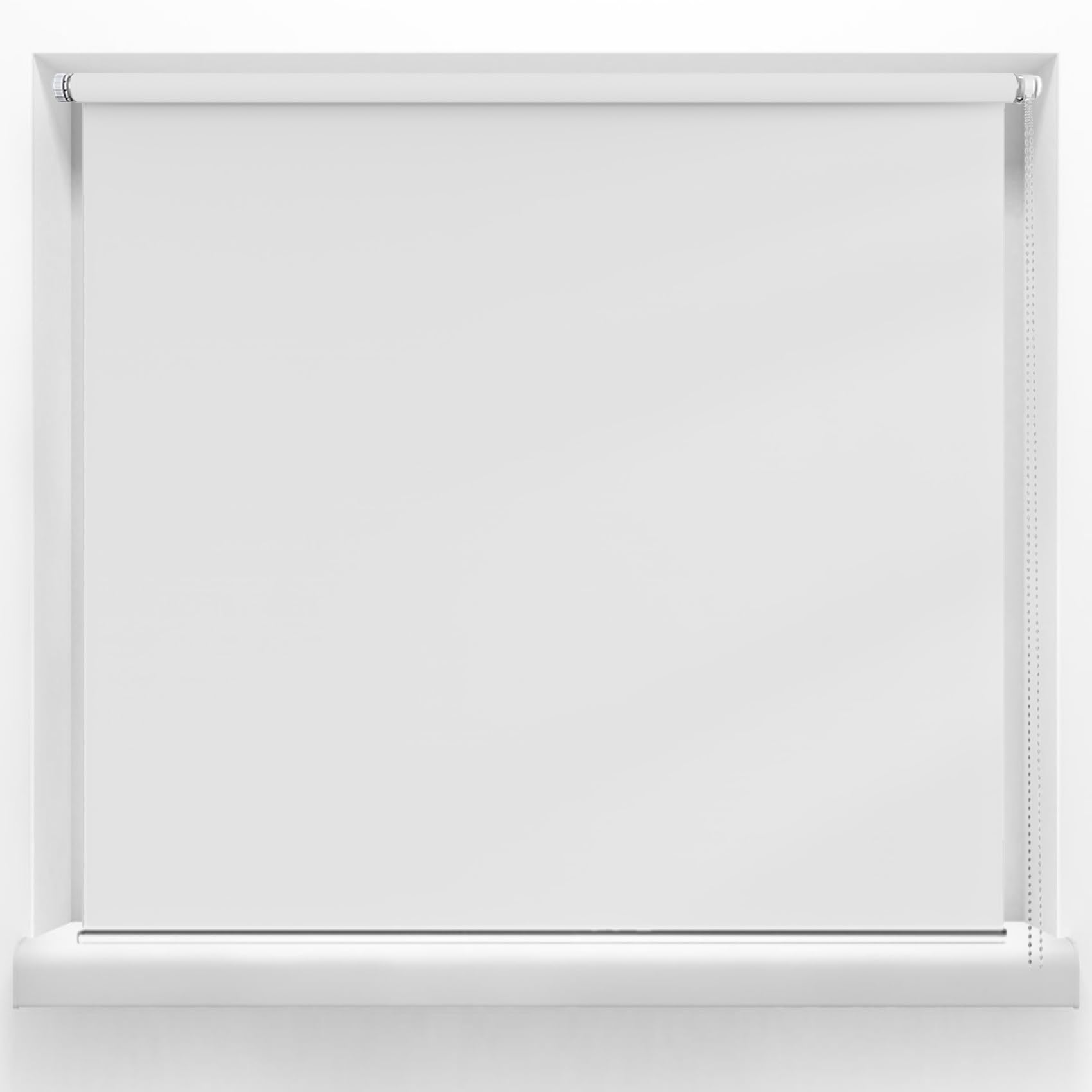Rideau occultant 35x100 cm blanc opaque et thermique pour petite fenêtre