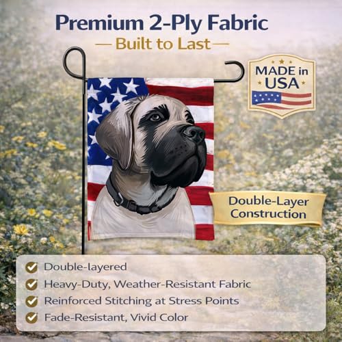 Drapeau Mastiff Anglais petit format décoration extérieure multicolore - 6