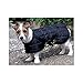 Dura-Tech Channel Quilted Dog Coat | Match Your Dog with Your Horse | Midweight Warmth | 420D Breathable Nylon | Winter Protection | Color Black | Size Large