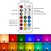 immagine 6Lampadina LED E14, 5W (equivalenti a 40W) Colorate RGBW RGB 2700K Sfera Luce Bianca Calda Dimerabile Cambiare Colore Lampadina Multicolore con Telecomando (Pacco da 4)