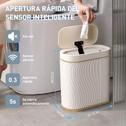 Mejores comprativas On-line Bote basura automático baño disponible en línea. 2 Imagen adicional