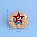 Ximimark 4 PCS Red Star Hammer Sickle Enamel Pin Retro USSR Symbol Brooch Soviet Union Marxism Logo Jewelry