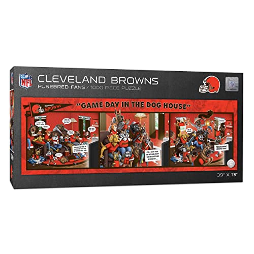 YouTheFan NFL Cleveland Browns Game Day in The Dog House 1000pc Puzzle