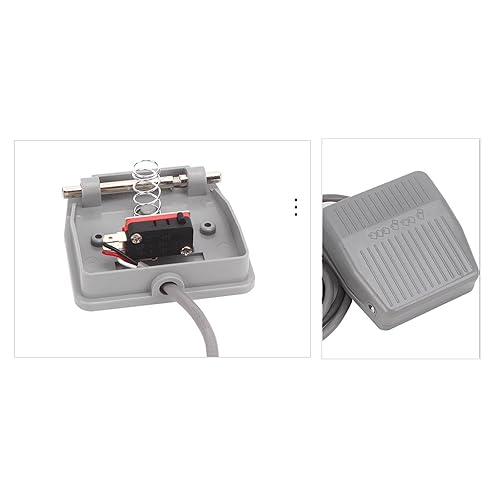 Miniatura 3 de Generic Foot Pedal Foot Control Switch Nonslip 6-380V Foot Switch with Cable for Textile Industry Dispensing Machine Durable, 15cm Cable