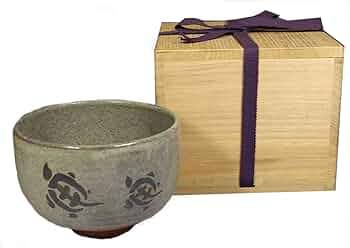 Amazon｜☆神楽窯 奥田康博作◇【鉄絵亀之図 茶碗】 未使用