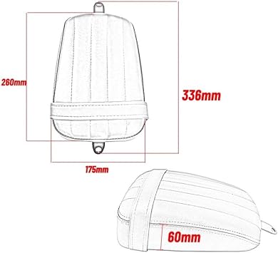 Motorcycle Saddlemen Seat Passenger Saddle Pillion Pad Seat Cushions Solo Rear Seat For Ha&rley For Softail For Street For Bob 2018-2022For FXBB Model