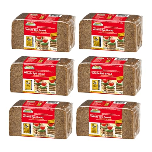 Mestemacher All Natural Whole Rye Bread Pack of 6