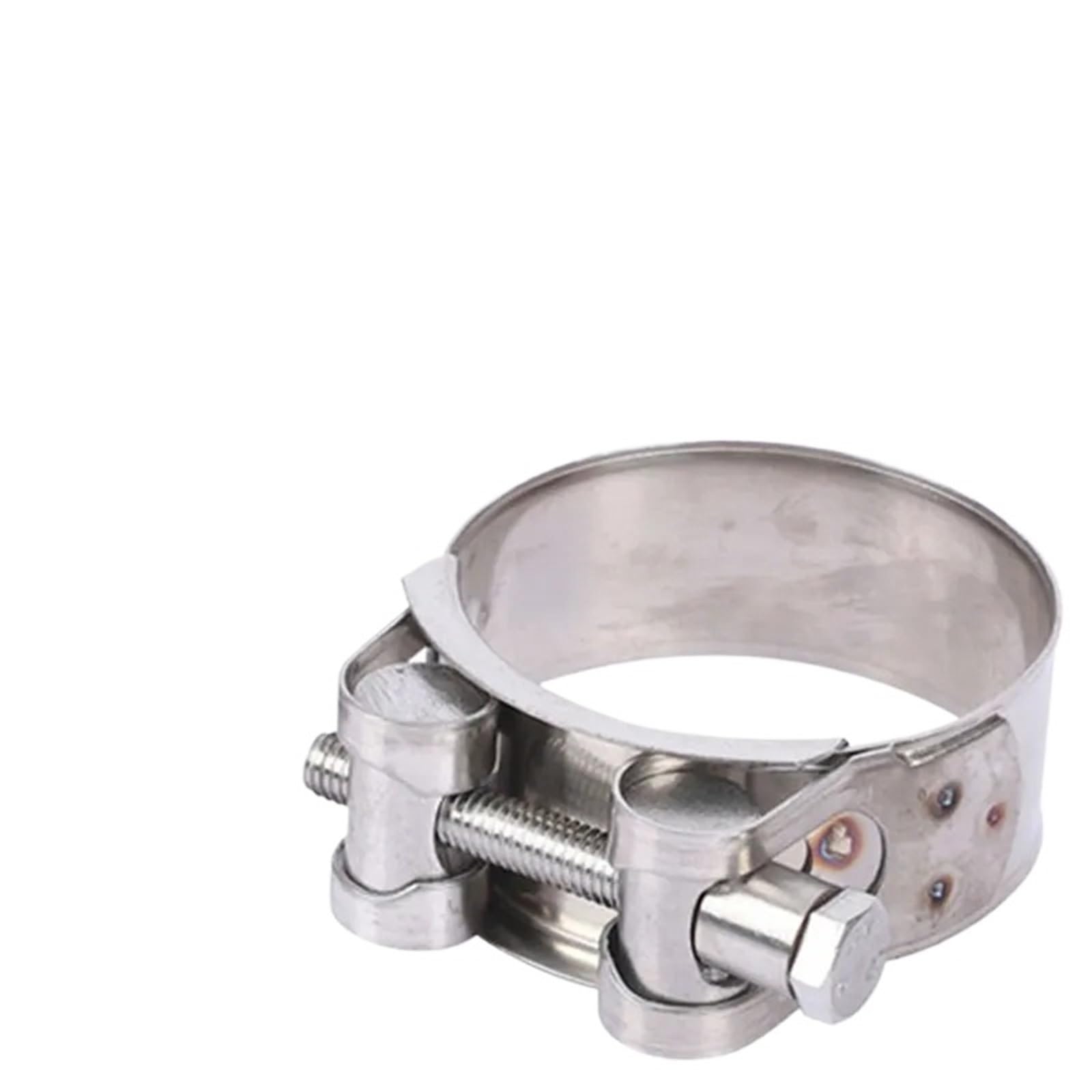 Collier de serrage en acier inoxydable for tuyaux d'échappement, d'air et d'eau, durable, résistant, réparation, soudage, 17-252 mm(52-55mm)