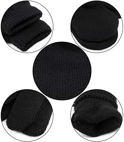 Cooraby 12 Pairs Toddler Winter Mittens Unisex Knitted Baby Gloves Mittens