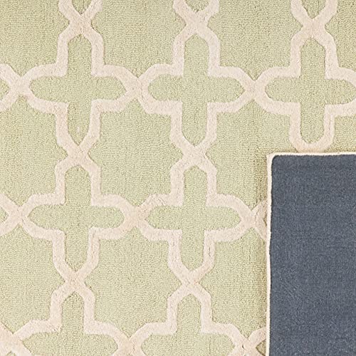 Tapete corredor de lana cambridge 2'6" x 6' verde claro miniatura 3