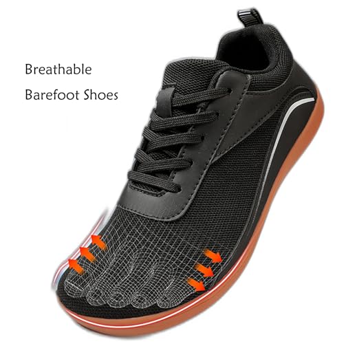 WOWSTICK Wide Toe Box Shoes, Zero Drop Sole Lightweight Breathable Minimalist Neutral Walking Athletic Barefoot Sneakers4
