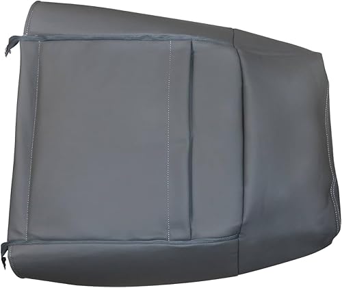 Miniatura 8 de GXARTS Funda de asiento de cuero para el lado del conductor, color gris, apta para Ford F150 Lariat de cabina individual Quad-Cab 2009 2010 2011