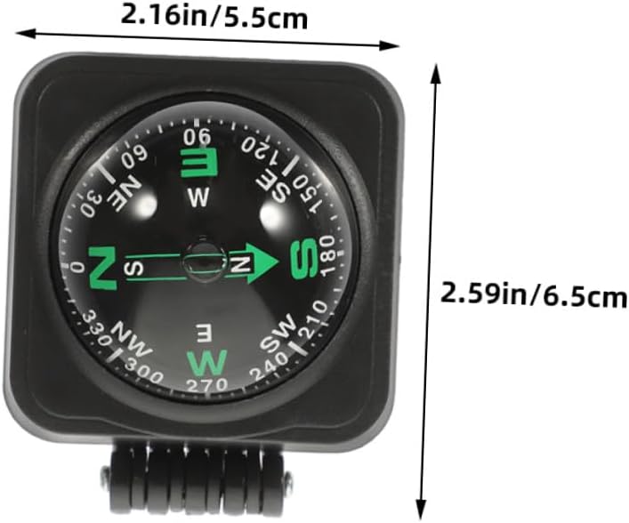 3pcs Car Compass Dash Mount Navigation Ball Adjustable for Vehicle, Boat, Motorcycle Dashboard Auto Interior Accessory Suitable for Outdoor Navigation