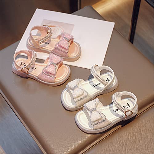 Kids Baby Girls Princess Shoes Summer Soft Bottom Rhinestone Bow Anti Slip Princess ShoesLittle Kids Flip Flops Girls4