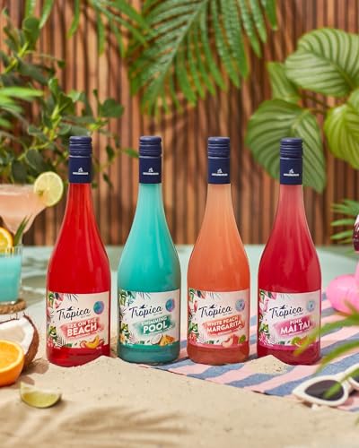 KATLENBURGER - Tropica White Peach Margarita | Trinkfertiger Erfrischer aus spritzigem Fruchtwein mit Pfirsich und Limette. Inhalt: 6x 0,75l mit 7% vol.