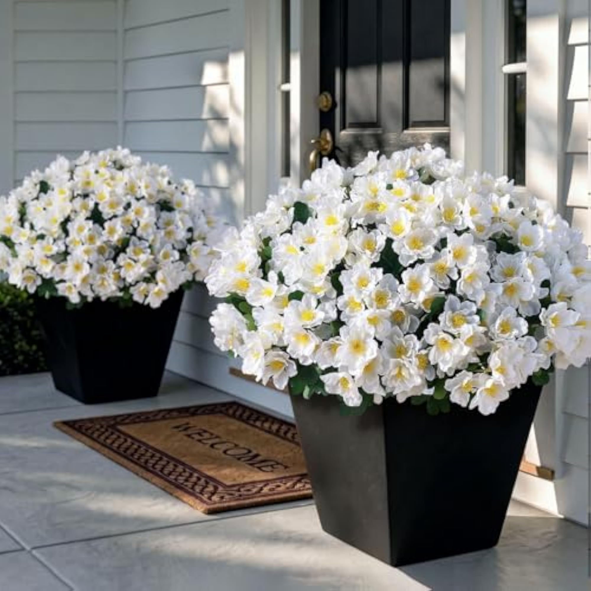 8 Bundles Artificial Camellia for Front Door Decoration