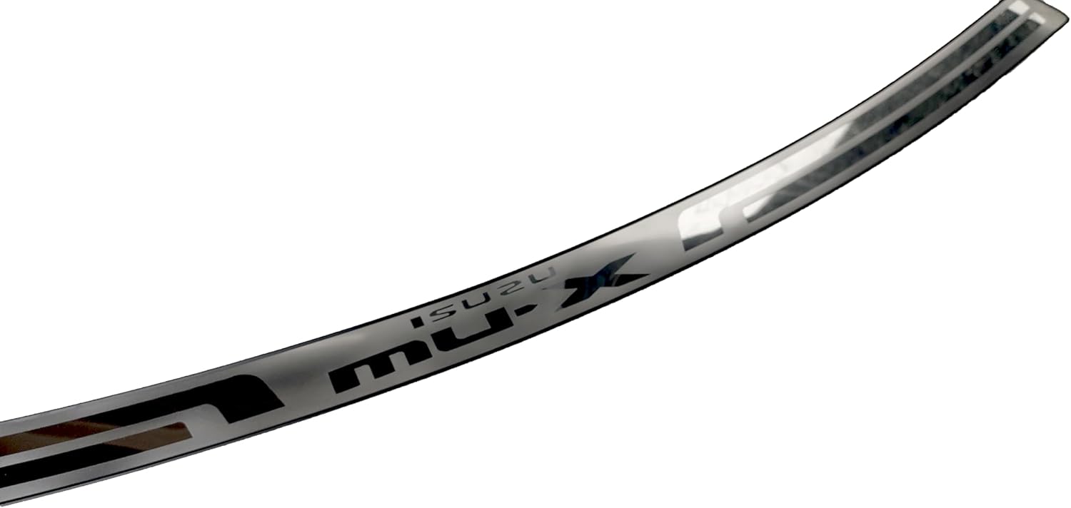 Car Stainless Steel Rear Bumper Protector for Isuzu MU-X 2022 2023 Car Accessories, Auto Parts Tailgate Back Trunk Door Sill Cover Scuff Plate Strip Guard Protection（Not Fit MUX LS-T