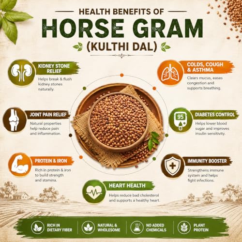Image of Pearl Organic Fresh Organic Kulthi Dal (Horse Gram) 750g