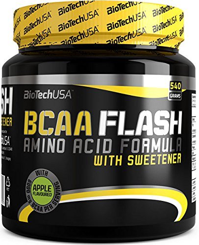 BioTech USA BCAA Flash 540g Apple Flavor - Premium Branched-Chain Amino Acid Supplement