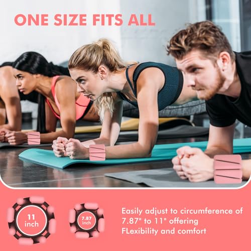 Image of Wrist Weights, Ankle Weights for Women Men, Adjustable Wrist Weighted Bracelet for Home Gym Workout, Running, Yoga, Exercise, Strength Training
