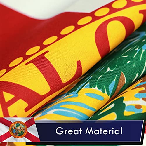 G128 Florida Fl State Flag | 3X5 Ft | Liteweave Series Printed 100D Polyester | Vibrant Colors, Brass Grommets #TOP3