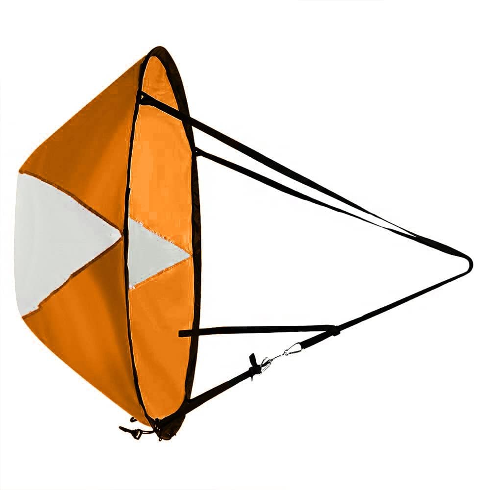 Sarini 42 Zoll Kajak-Windsegel-Paddel, Downwind-Windsegel-Set, Popup-Windsegel-Paddleboard-Zubehör für Schlauchboote, Kajaks und Kanus