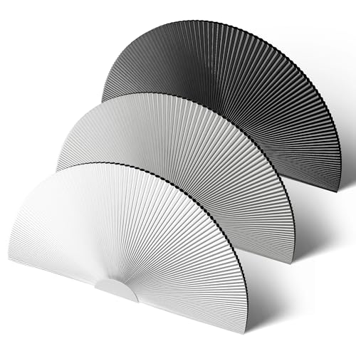 Sulugood Arch Window Shades Blackout Half Circle Cordless Cellular Shades No Drill Half Moon Honeycomb Blinds for Indoor Window Thermal Insulation Noise Reduction Blackout-White 48 W x 24 H