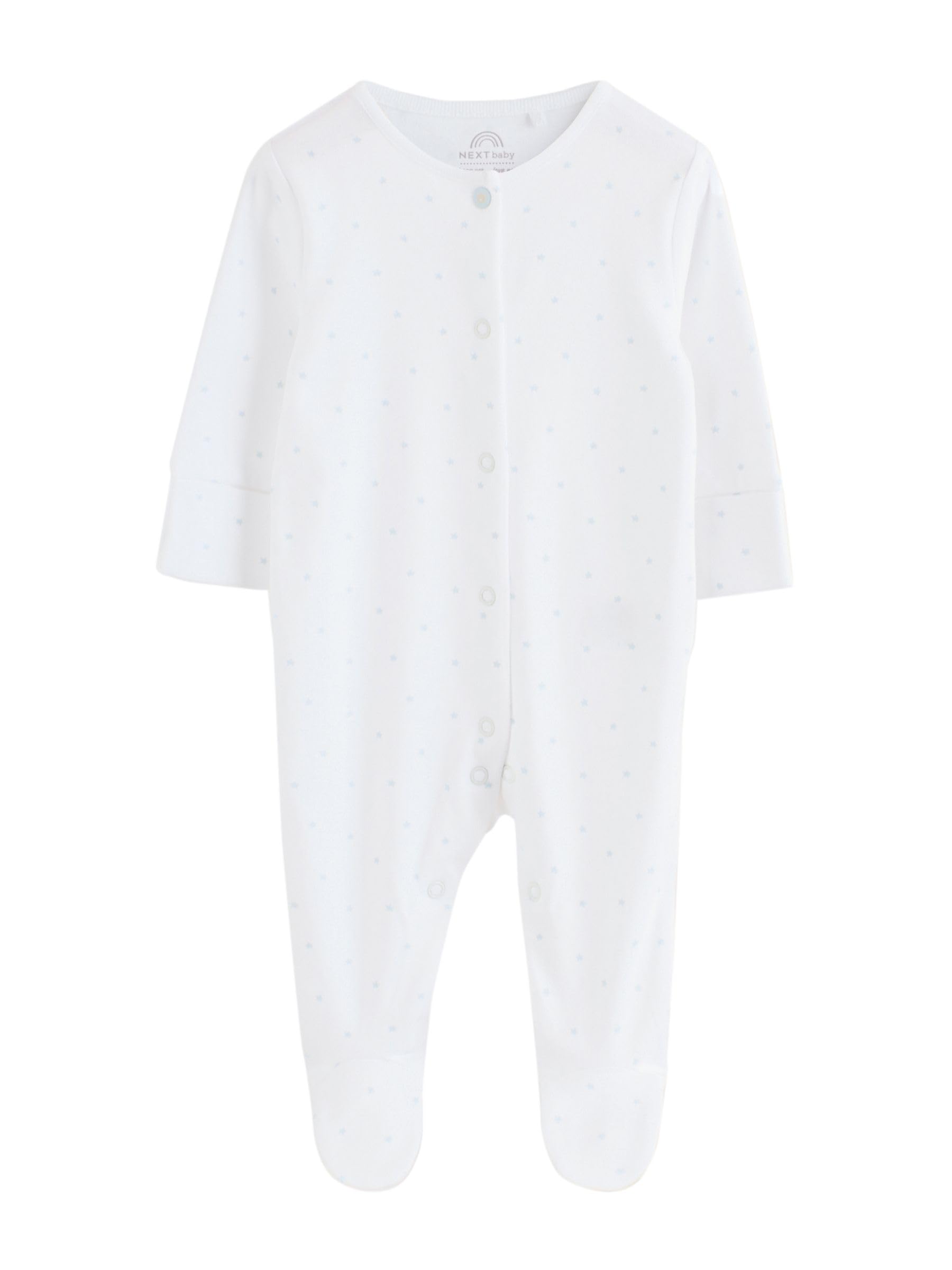 NEXT Bebés niño Pack de 7 Pijamas Tipo Pelele con Ositos para bebé Azul Newborn
