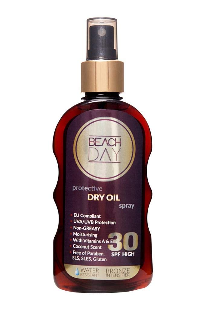 Beach Day Bronzlaştırıcı Koruyucu Kuru Güneş Yağı Spf 30 Sprey 150 Ml.