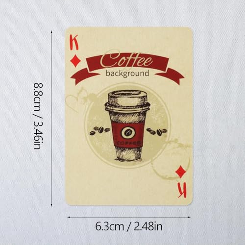 Naipes Poker Retro Black Lotus Coffee 54 Cartas miniatura 6