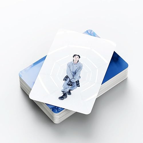 Miniatura 8 de Funwaretech Jungkook - Juego de 55 tarjetas de fotos doradas Jungkook 2023, álbum dorado Lomo, tarjetas Bangtan para niños, mercancía Kpop, regalo