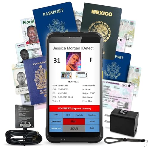 ID Scanner - Quantum Edge V3 Drivers License and Passport Reader - Age...