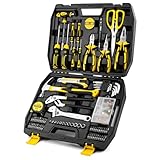 DOWELL Tool Kit Household Tool Set 185-Piece General Hand Tool Kit with Toolbox Storage Case HYT185