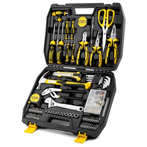 DOWELL-Tool-Set-185-Piece-General-Household-Tool-Kit-Hand-Tool-Kit-with-Toolbox-Storage-Case-for-Home-Repair DOWELL Tool Set 185 Piece, General Household Tool Kit, Hand Tool Kit with Toolbox Storage Case for Home Repair - Image 1