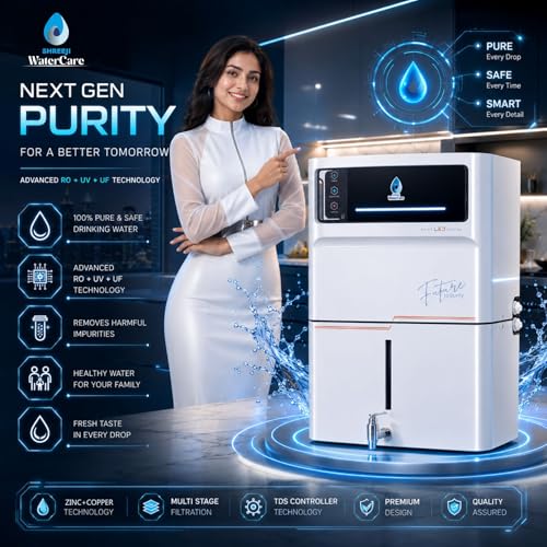 Image of Star RO Water Purifier | Advanced Purification with UV + UF + TDS Controller | 12L Storage | Made In INDIA | Saves 60% water| Smart LED Display | Wall-Mount & Countertop [WHITE]