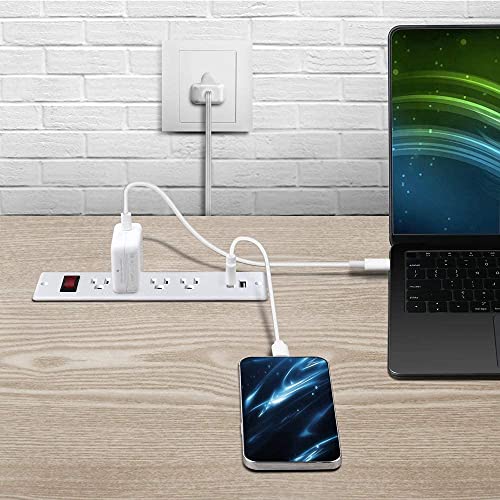Usb Power Strip Recessed Power Socket Mountable Outlet Extender Multiple Protection 4 Outlet 2 Usb Built In Conference Desk Workbench #TOP4