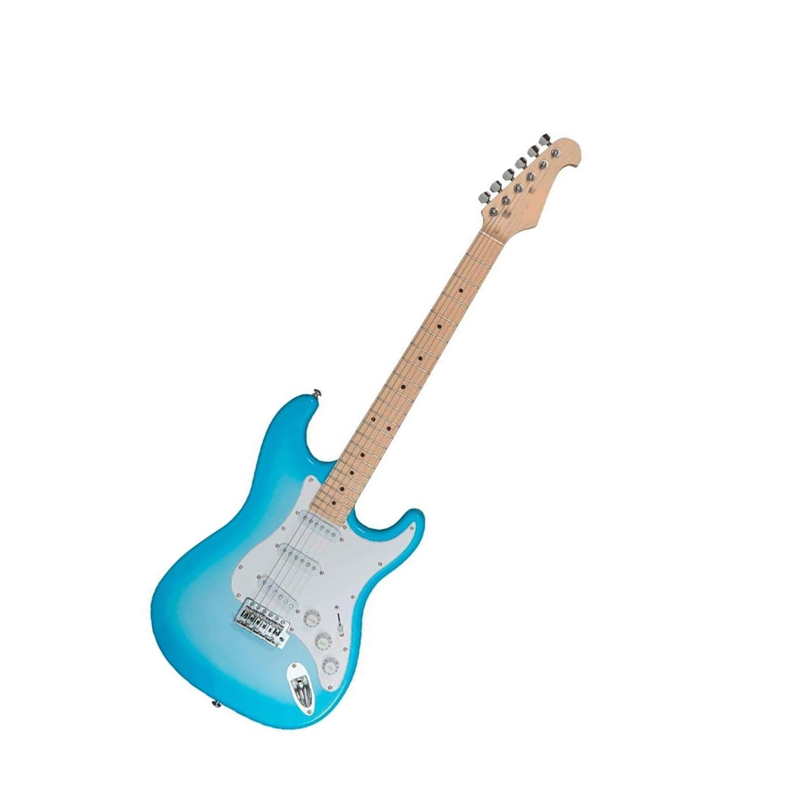Gitary Elektryczne Pełnowymiarowe Klasyczna Gitara Elektryczna Dla Prawej Ręki Podwójne Wycięcie Solidny Korpus Przetworniki SSS Pełne Brzmienie