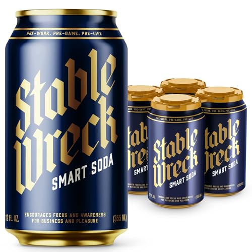 Stable Wreck - Smart Soda with Adaptogens and Nootropics - Crafted for Clarity and Social Connection...