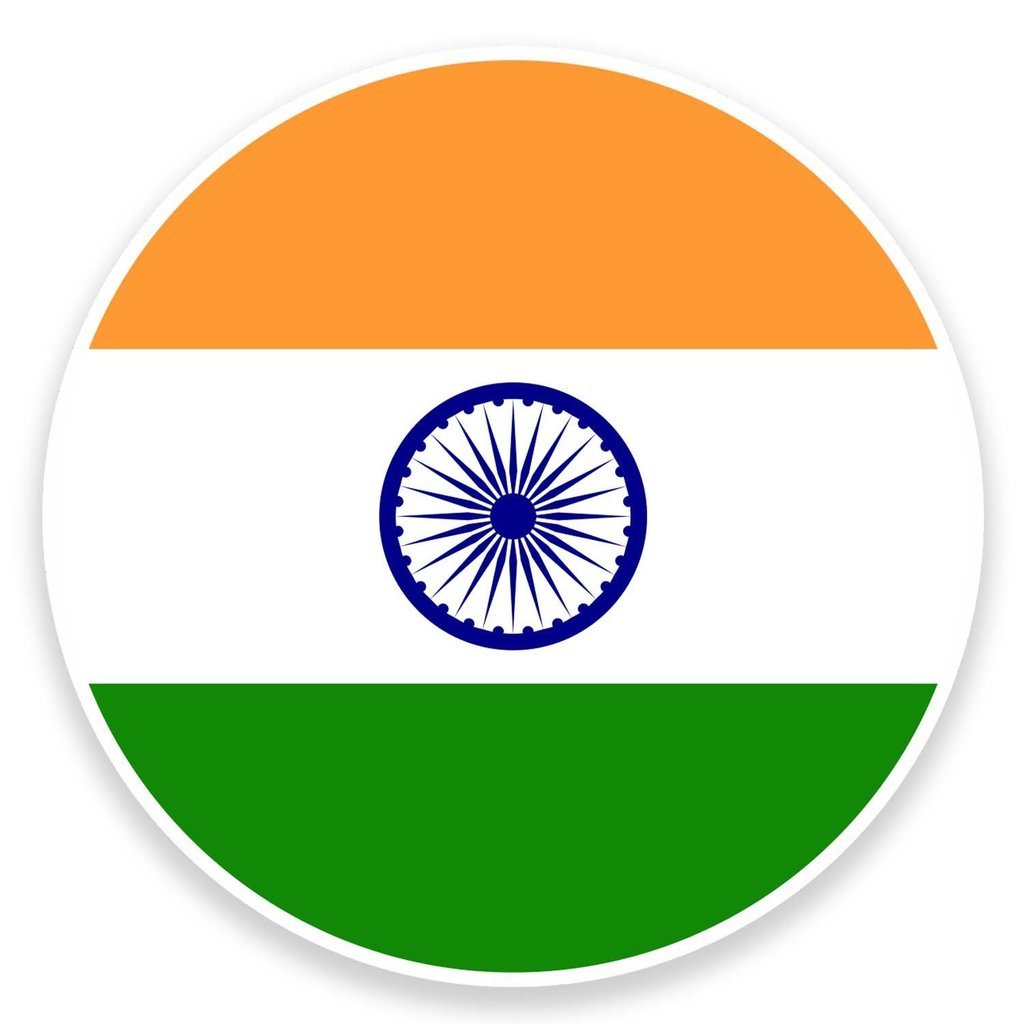2 x 10cm/100mm India Flag Map Vinyl SELF Adhesive Sticker Decal Laptop Travel Luggage Car Bike Sign Fun #9047