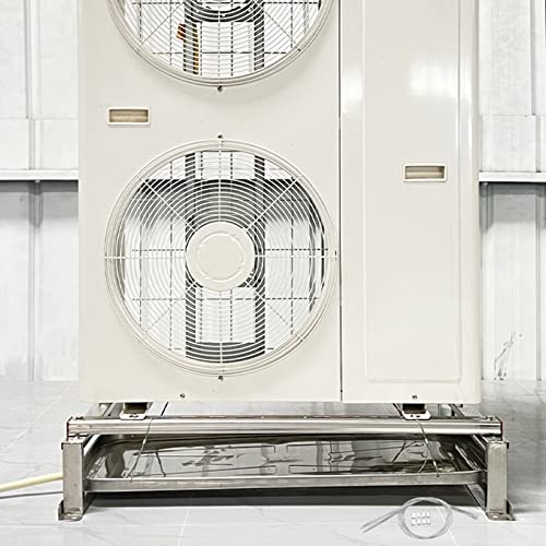 Mini Split Klimaanlage Montagehalterung mit Stoßdämpfung Edelstahl Abfluss- Kit Außenwandhalterung für AC- Einheiten-6