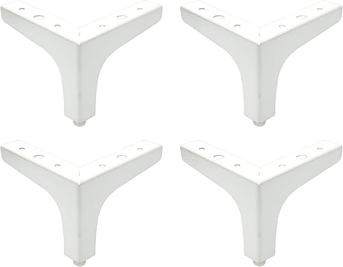 Miniatura 6 de Geesatis Patas de metal para muebles, patas de muebles de 1 pulgada  0.984 in de altura para gabinete, sofá, mesa, piezas de repuesto, con tornillos