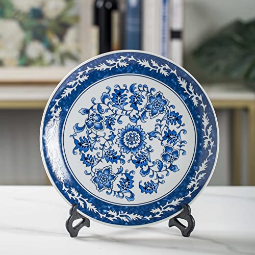 Jdzjybqx Traditional Blue And White Porcelain Decorative Plates thumb #2